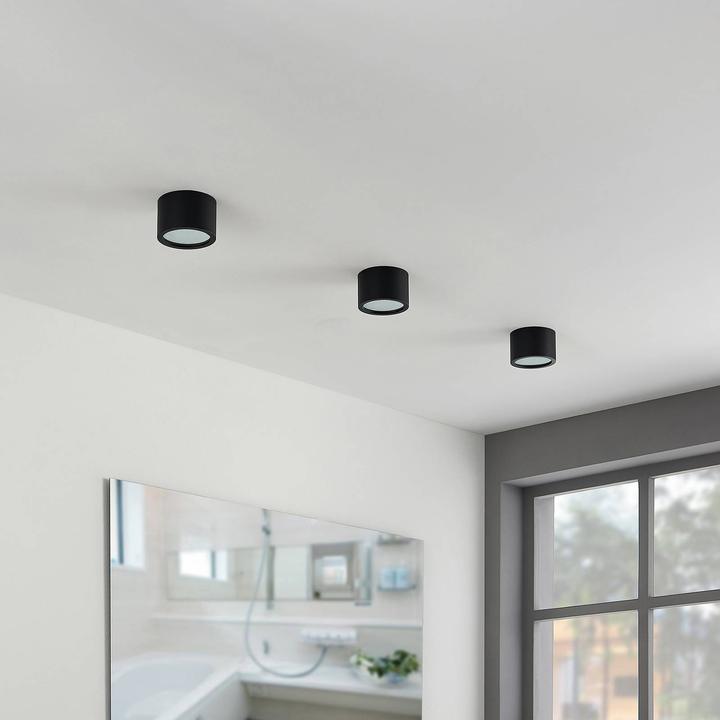 Image du produit Arcchio Nieva Downlight, GX53, rond, noir (GX53)
