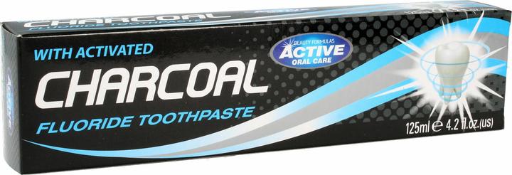 Produktbild Beauty Formulas Charcoal Fluoride Toothpaste toothpaste toothpaste with activated carbon 125ml (125 ml)