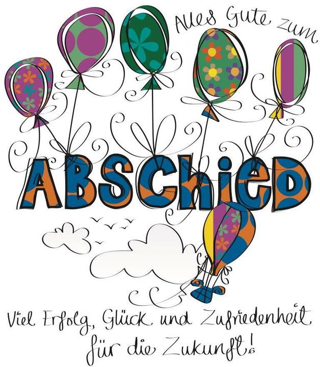 Produktbild Cart Glückwunschkarte zum Abschied A4 (1 Stk.)