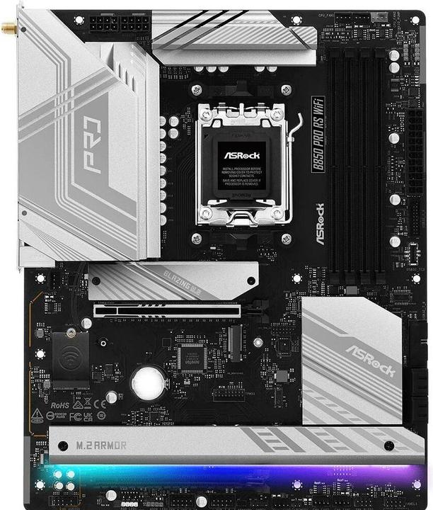 Image du produit AsRock B850 Pro RS WiFi (AM5, AMD B850, ATX)