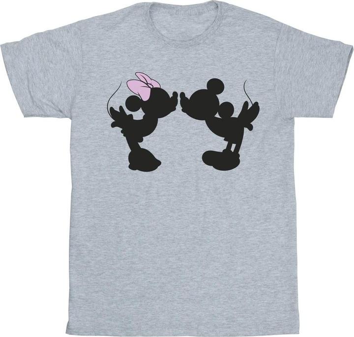 Disney Mickey Minnie Kiss Silhouette TShirt (XL)