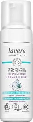 Actual product image Lavera basis sensitiv Cleansing Foam with Organic Aloe Vera and Almond Oil 150ml (Foam, 150 ml)