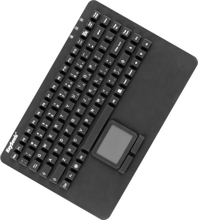 Image du produit KeySonic KSK-5230 IN Clavier en silicone avec pavé tactile clavier industriel étanche antimicrobien (US, Filaire)