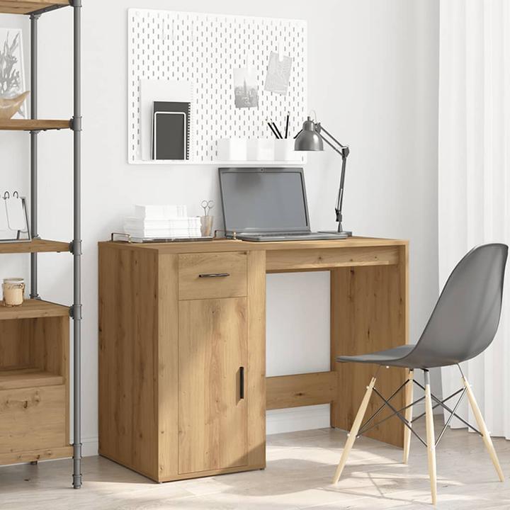 Produktbild VidaXL Schreibtisch Artisan-Eiche 100x49x75 cm Holzwerkstoff Bürotisch (100 x 49 x 75 cm)