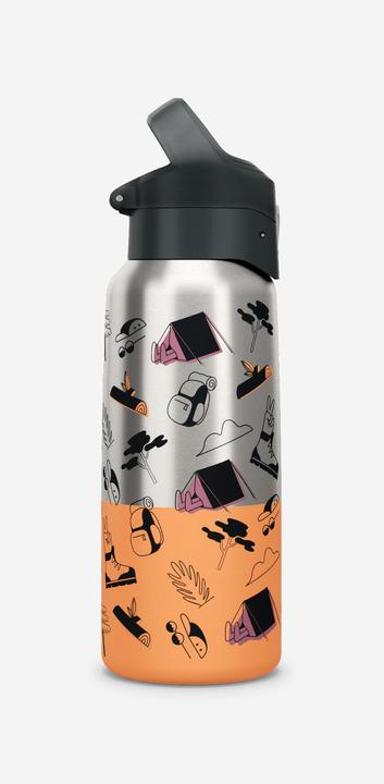 Image du produit Quechua Gourde 900 isotherme inox 0,5L bouchon à ouverture rapide pour la randonnée (0.50 l)