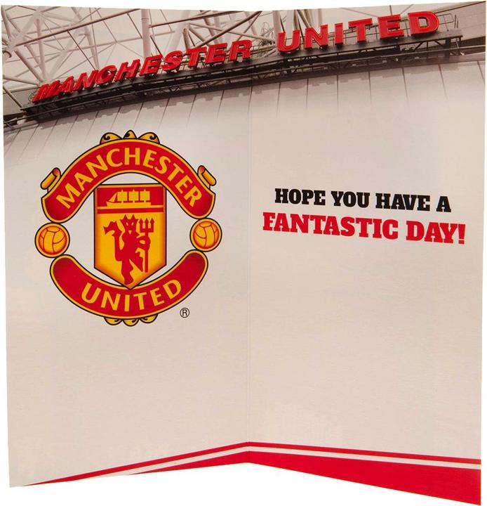 Actual product image Manchester United FC Birthday card No 1 Fan (1 pcs.)