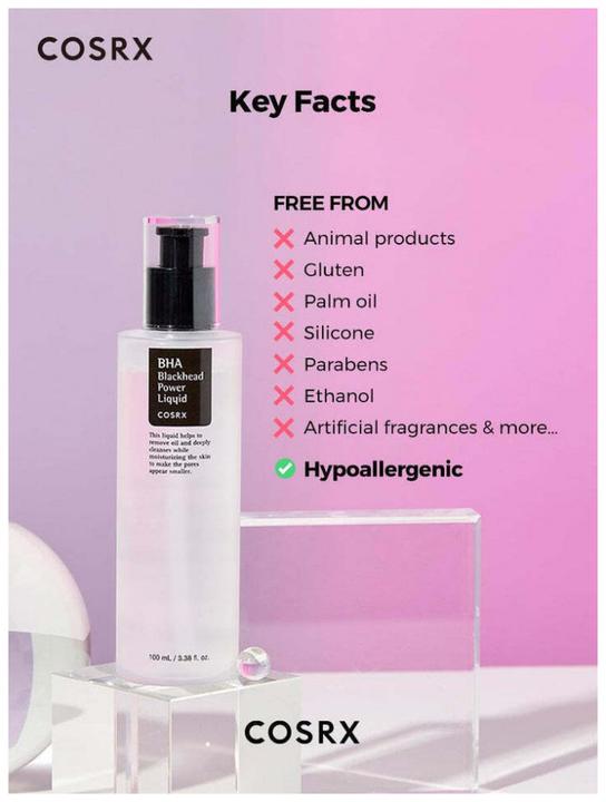 Actual product image Cosrx BHA Blackhead Power Liquid (Exfoliation, 100 ml)