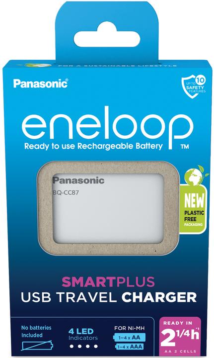 Panasonic BQ-CC87 (1 Stk., 1900 mAh, Ladegerät ohne Akku)