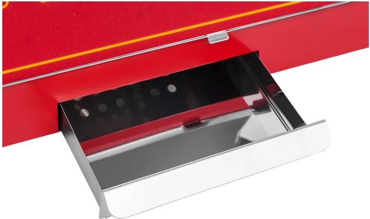 Actual product image Royal Catering Popcorn Machine with Cart - retro design - red