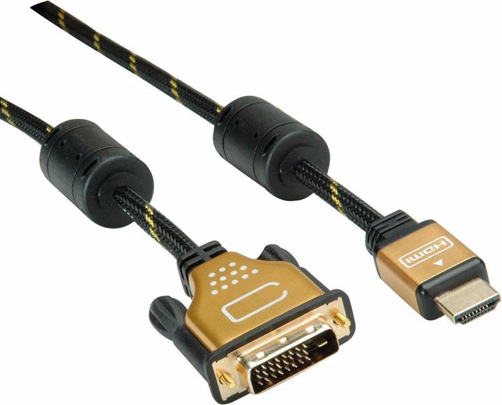 Produktbild Roline DVI — HDMI (Typ A) (2 m, HDMI)