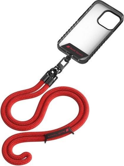 Actual product image Audi uniwersalna smycz do telefonu 120cm 10mm crossbody czerwony/red AUS-CBL10-RSQ/D1-RD