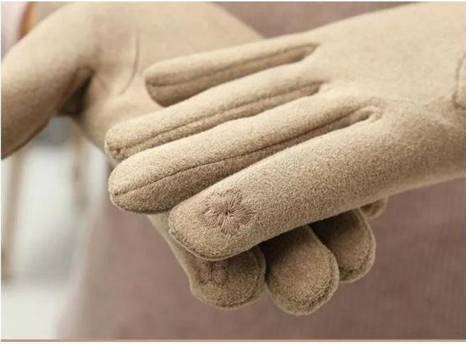 Actual product image MU Style Elegant Series ladies finger gloves (1 pair) (One size)