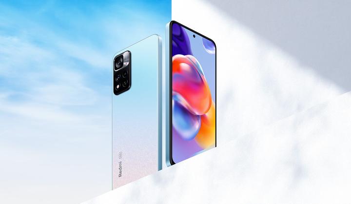 Image du produit Xiaomi Redmi Note 11 Pro+ 5G (256 Go, Bleu Étoile, 6.67", Double SIM, 108 Mpx, 5G)