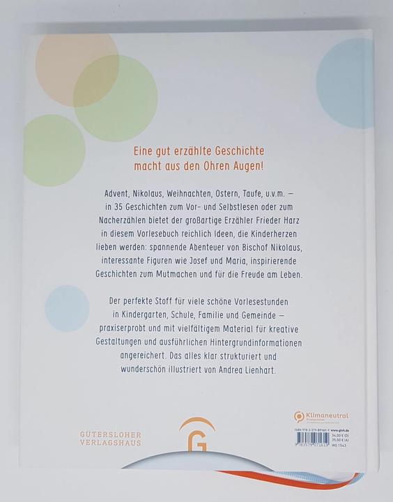 Produktbild Das grosse Bibel-Vorlesebuch (Deutsch, Frieder Harz, 2020)