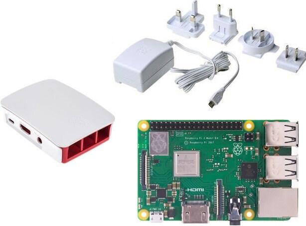 Actual product image Raspberry Pi 3 + Starter Kit