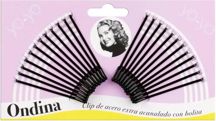Caso Eurostil Ribbed Steel Clips With Black Ball 50mm Pack Of 1 (1 Stk.)