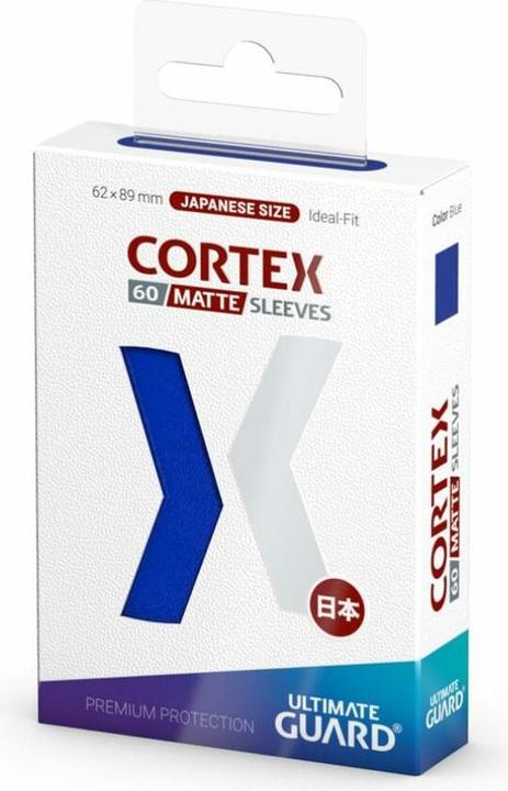 Ultimate Guard 60 pochettes Cortex Sleeves format japonais Bleu Mat