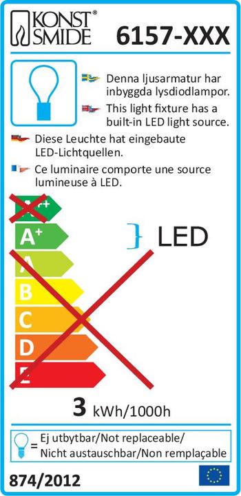 Energie-Label Konstsmide Rentier