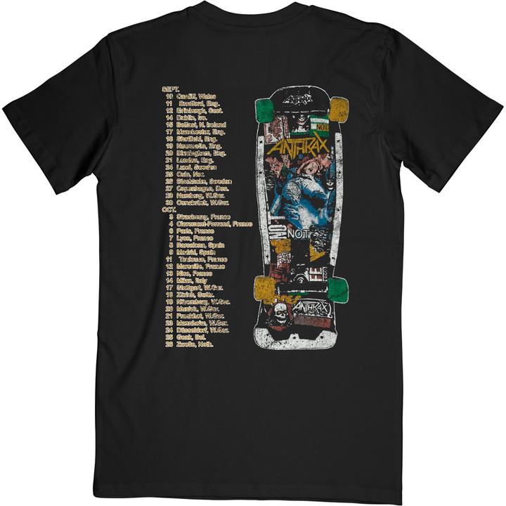 Produktbild Anthrax Spreading Skater Notman TShirt Rückseitiger Aufdruck (XL)
