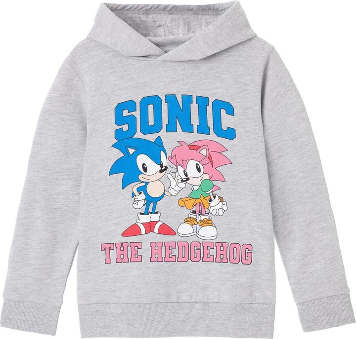Immagine prodotto Sonic The Hedgehog - Felpa con cappuccio COLLEGIATE - Bambina (146, 152)