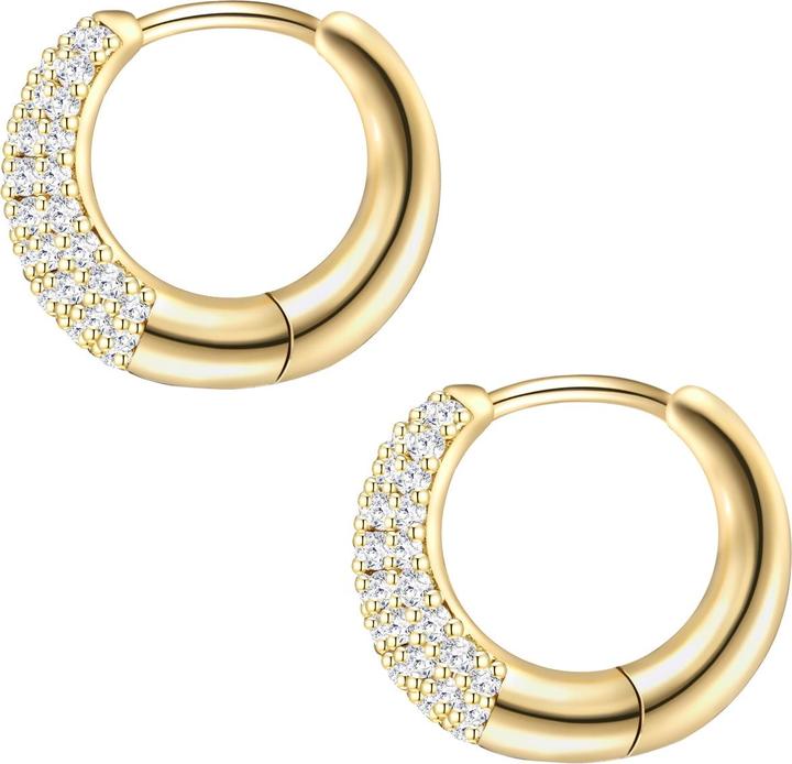 Immagine prodotto Glanzstücke München Donna Argento Sterling Cubic Zirconia Oro Giallo - 28973 (Argento)