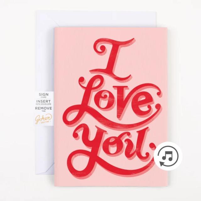 Immagine prodotto Joker Greeting Biglietto musicale infinito I Love You -