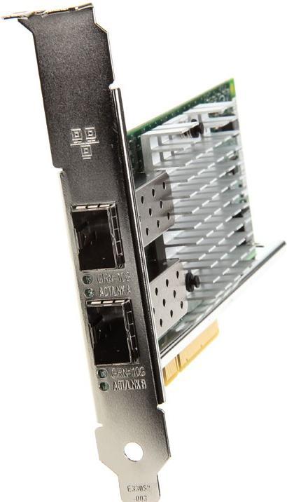 Image du produit Intel Adaptateur réseau convergé Ethernet X520-DA2, 2 ports, PCIe (PCI Express 2.0 x8)