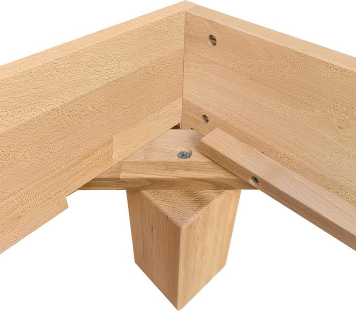 Produktbild Erst-Holz Einzelbett Buche-Bettgestell natur massiv 120x200 Futonbett Bettrahmen ohne Zubehör 60.80-12 oR (120 x 200 cm)