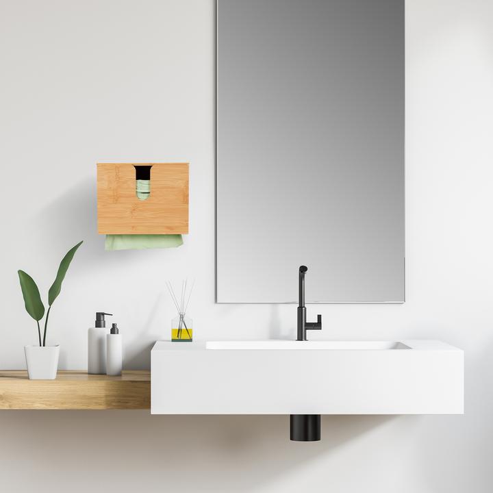 Actual product image Relaxdays Paper towel dispenser