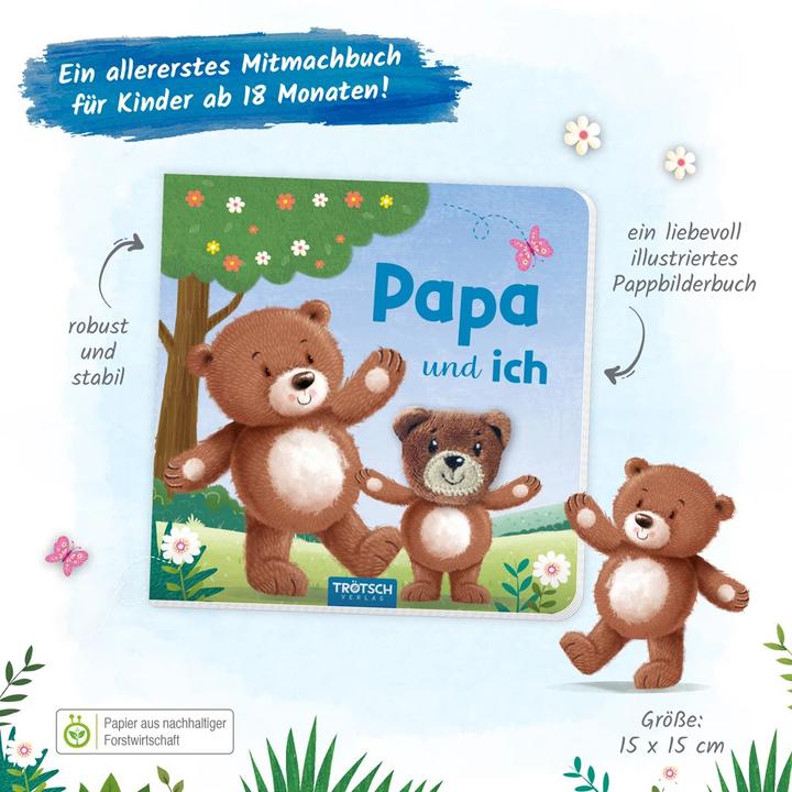 Produktbild Fingerpuppenbuch Papa und ich