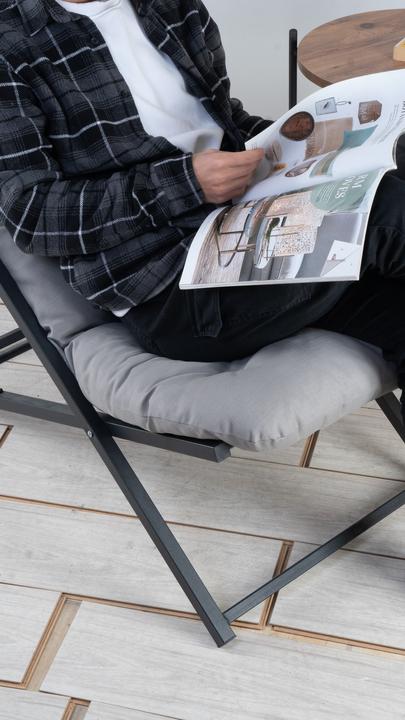 Actual product image Homitis Folding Long Sunlounger (95 cm)
