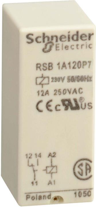 Produktbild APC Steckrelais 230V AC RSB1A120P7 Ausführung des elektrischen Anschlusses sonstige
