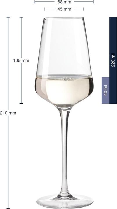 Image du produit Leonardo Puccini set de 6 verres (2.20 dl, 6 x, Verres à liqueur + verres à grappa)