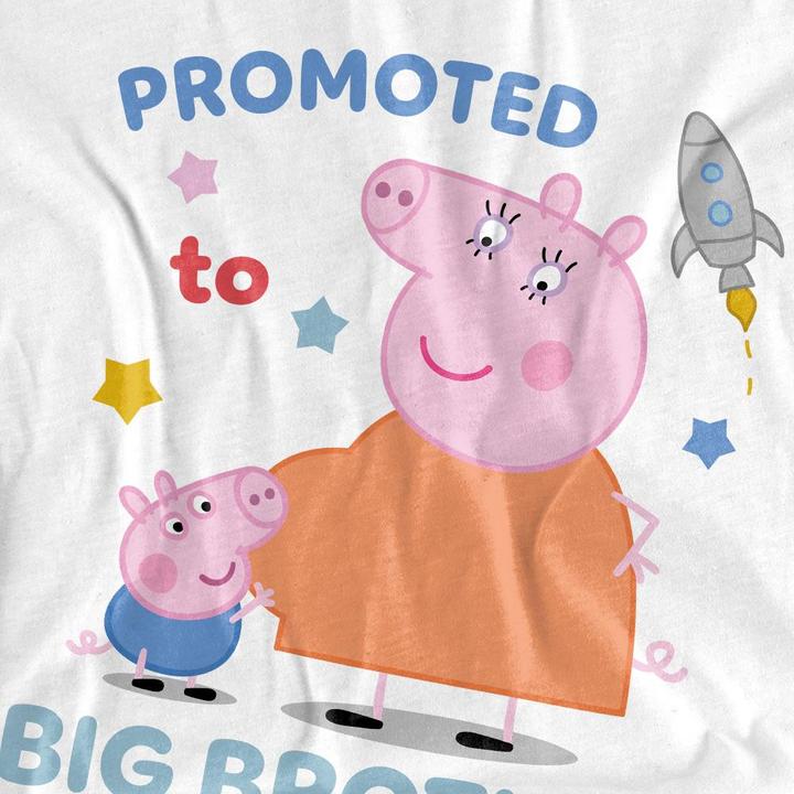Immagine prodotto Peppa Pig Promoted To Big Brother Maglietta Bambini (140, 146)