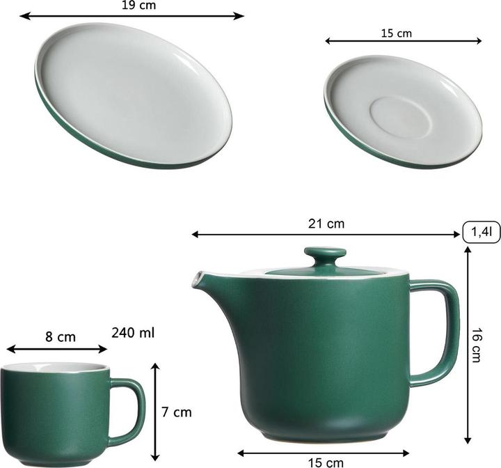 Produktbild Ritzenhoff & Breker Kaffeeservice mit Kanne Jasper (13 Stück)