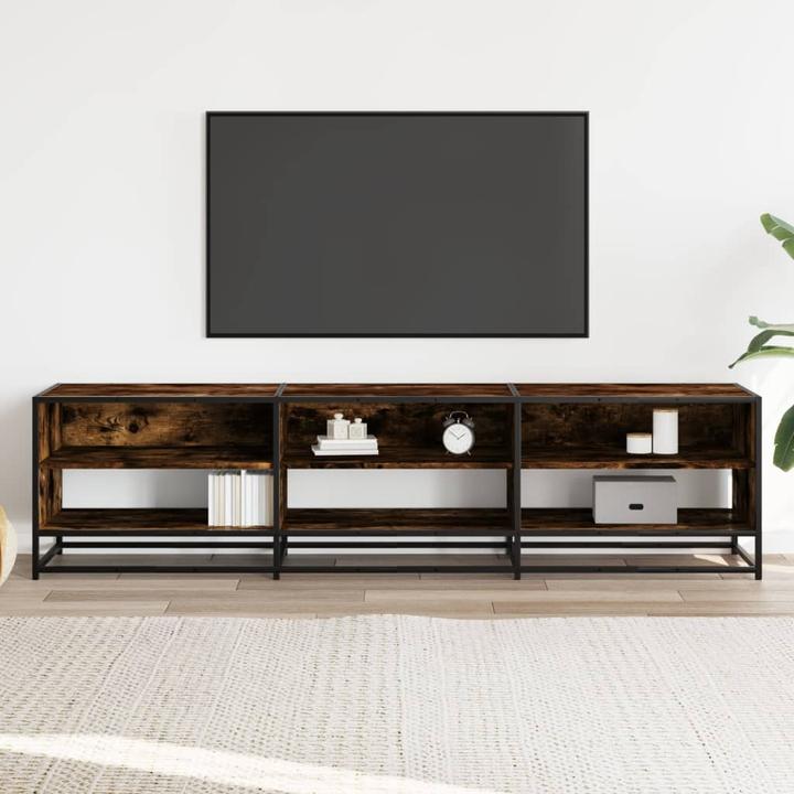 Produktbild VidaXL TV Schrank Lowboard Fernsehschrank Fernsehtisch TV Möbel Räuchereiche (180 x 40 x 46 cm)