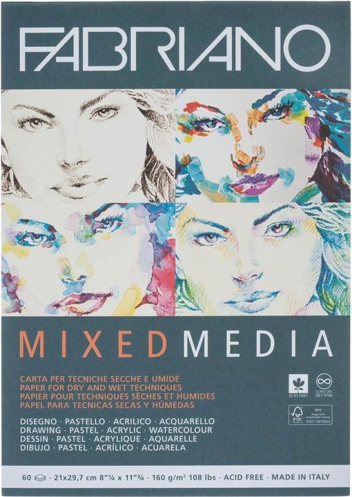 Immagine prodotto Fabriano Blocco per pittura Mixed Media A4, 60 fogli (A4)