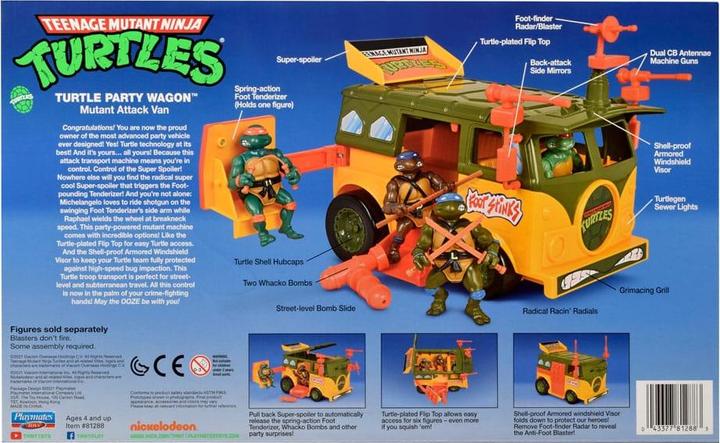Image du produit Playmates Les Tortues Ninja véhicule Classic Turtle Party Wagon