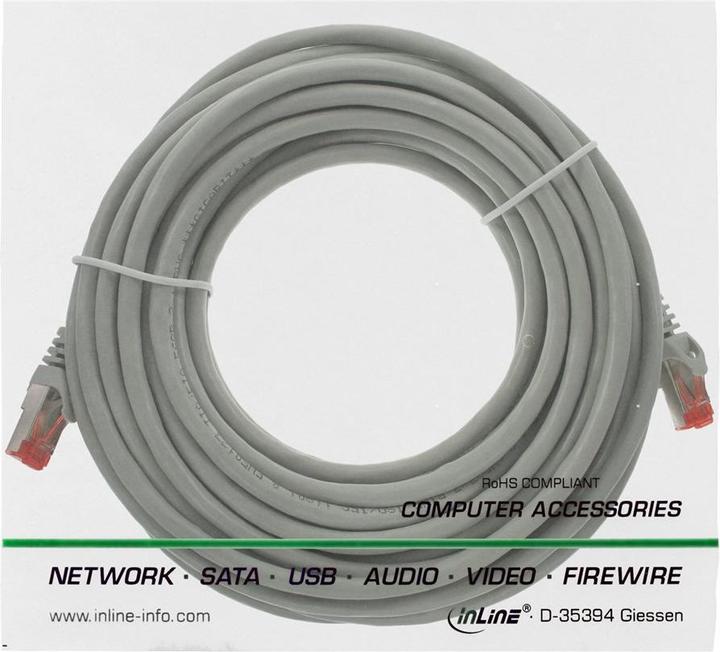 Produktbild InLine Patchkabel (S/FTP, CAT6, 20 m)