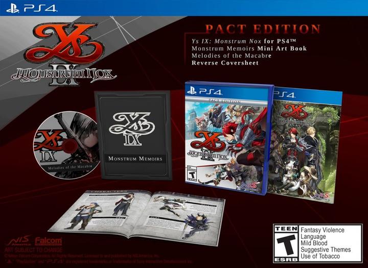 Produktbild NIS Ys IX: Monstrum Nox Pact Edition Mehrsprachig PlayStation 4 (PS4)