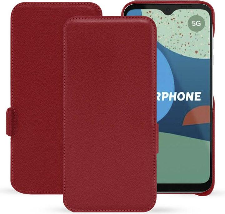 Actual product image Noreve Horizontal leather flap shell (Fairphone 4)