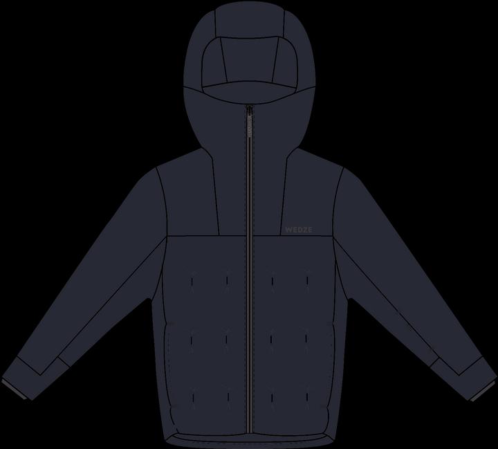 Produktbild Wedze Skijacke Kinder wattiert warm und wasserdicht - 500 blau (164)