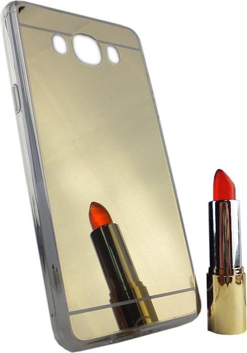 Produktbild König Design Handyhülle für Samsung Galaxy J7 (2016) Schutzcase Backcover Bumper Etuis Gold (Samsung Galaxy J7 (2016))