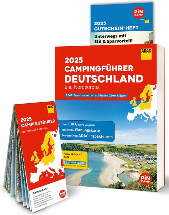 Produktbild Adac Campingführer Deutschland/Nordeuropa 2025 (Deutsch, 2024)