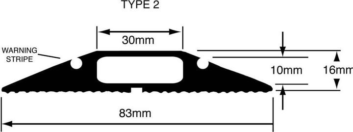 Produktbild Vulcascot Kabelschutz DAN 23m (Kabelbrücke, 300 cm)