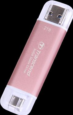 Actual product image Transcend ESD310 (2000 GB, USB-A, USB-C)