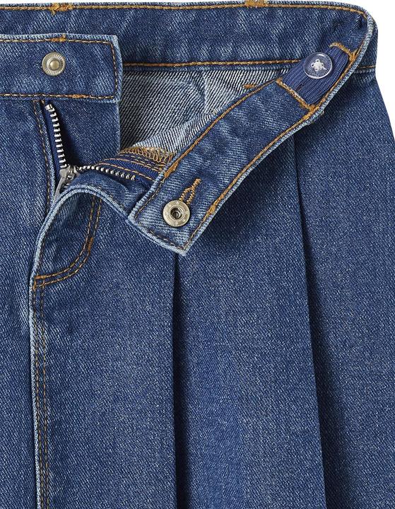 Produktbild Vertbaudet Mädchen Faltenrock aus Denim (98, 104)
