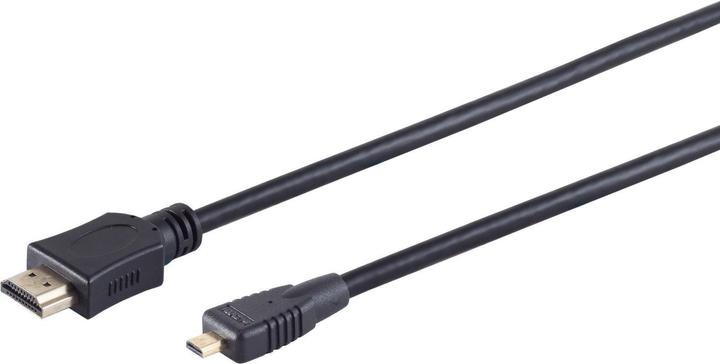 Produktbild Shiverpeaks High Speed Micro HDMI Kabel mit Ethernet schwarz (0.50 m, HDMI)