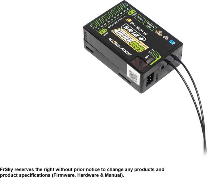 Actual product image FrSky Empfänger Archer Plus SR12+ 2,4Ghz