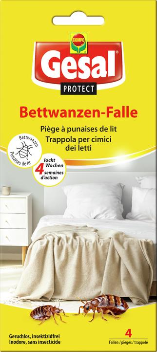 Gesal PROTECT Bettwanzen-Falle 2 x 2 Fallen